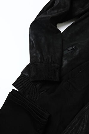 Modern Tarz Kolej Erkek Mont - Dayanıklı Polyester Kumaş