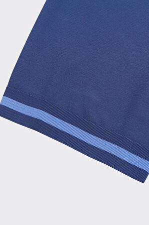 Fermuarlı Polo Yaka Kısa Kol Erkek T-Shirt