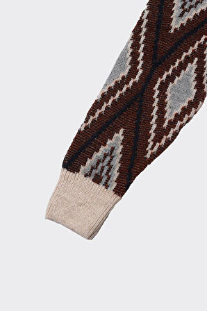 Pamuklu Tam Balıkçı Yaka Klasik Erkek Kazak