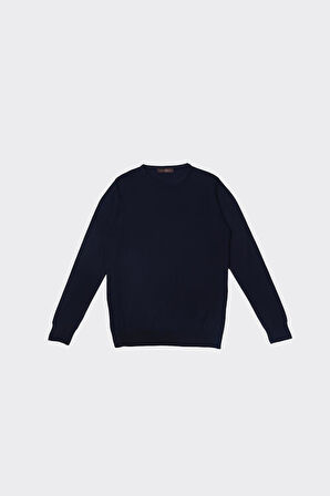 Şıklık ve Konfor Sunan Bisiklet Yaka Triko Erkek Kazak