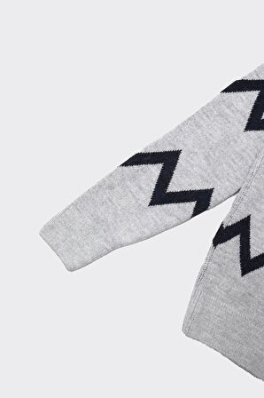 Erkek Pamuklu Klasik Bisiklet Yaka Kazak