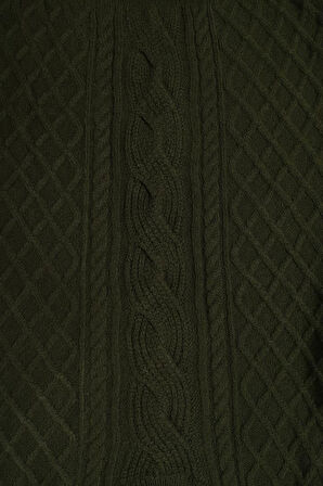 Bisiklet Yaka Erkek Pamuklu Klasik Kazak-KAW6901W