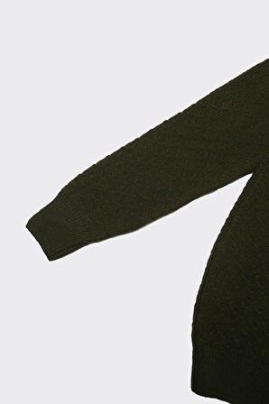 Klasik Tam Balıkçı Yaka Erkek Pamuklu Kazak