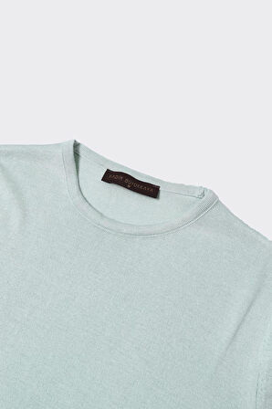 Bisiklet Yaka Triko Erkek Kazak-KAW6600W