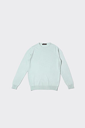 Bisiklet Yaka Triko Erkek Kazak-KAW6600W