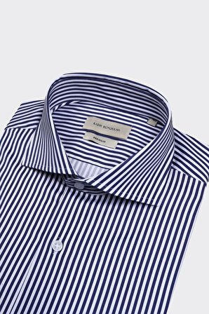 İtalyan Yaka Erkek Gömlek-KAX4063S