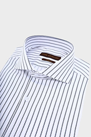 Yüksek Kaliteli İtalyan Yaka Erkek Gömlek-KAW4019S