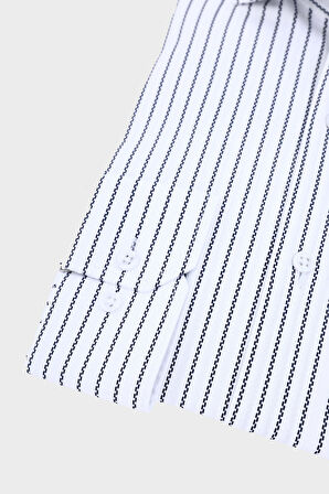 Yüksek Kaliteli İtalyan Yaka Erkek Gömlek-KAW4019S