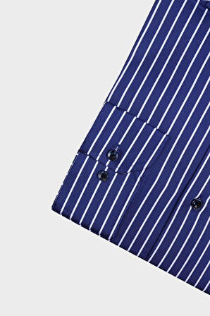 İtalyan Yaka Erkek Gömlek-KAX4064S