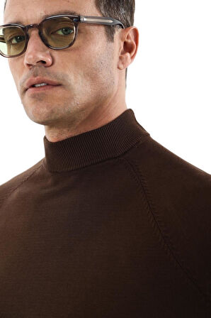 Yarım Balıkçı Triko Erkek Kazak-KAX6520W