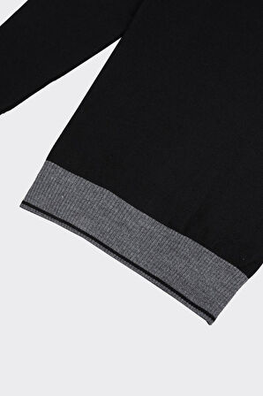 Erkek Düğmeli Polo Yaka Triko-KAX6703W