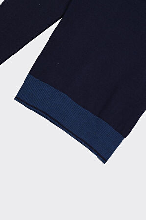 Erkek Düğmeli Polo Yaka Triko-KAX6703W