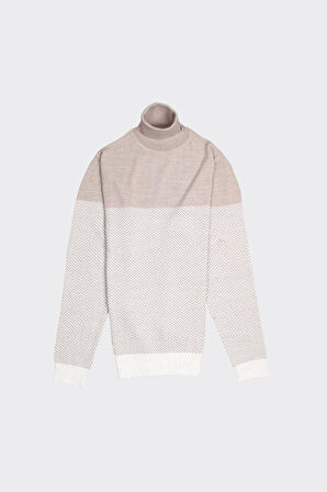 Erkek Tam Balıkçı Triko