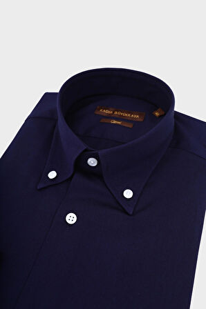 Yaka Düğmeli Erkek Gömlek-KAW4620S