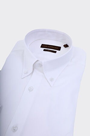 Yaka Düğmeli Erkek Gömlek-KAW4633S