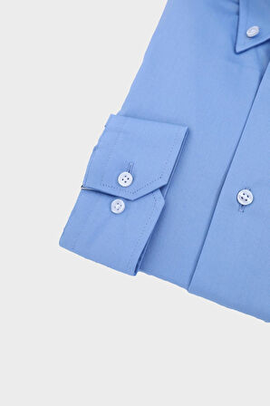 Yaka Düğmeli Erkek Gömlek-KAW4636S