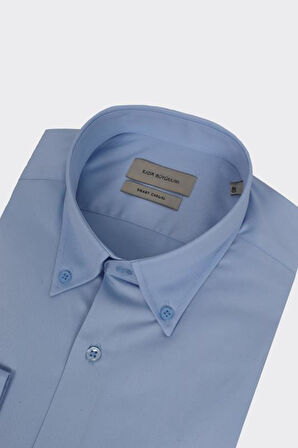 Erkek Yaka Düğmeli Gömlek-KAX4680S