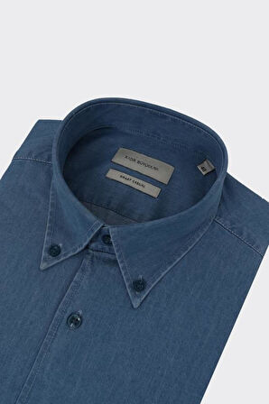 Erkek Yaka Düğmeli Gömlek-KAX4681S