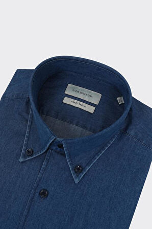 Erkek Yaka Düğmeli Gömlek-KAX4681S