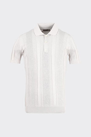 Düğmeli Polo Yaka Kısa Kol Erkek T-Shirt