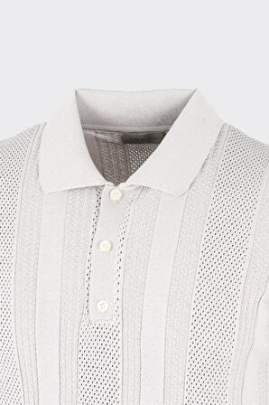 Düğmeli Polo Yaka Kısa Kol Erkek T-Shirt