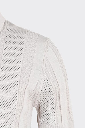 Düğmeli Polo Yaka Kısa Kol Erkek T-Shirt