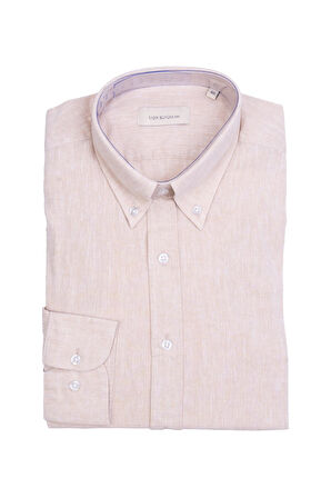 Erkek Klasik Yaka Düğmeli Gömlek-KAO4997S