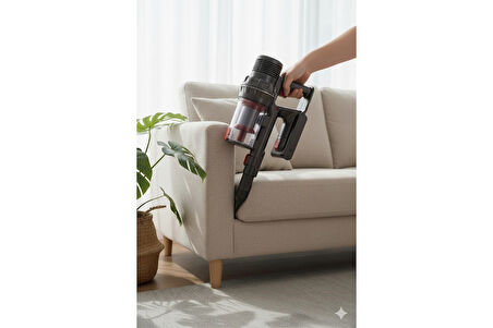 Hd-15 Şarjlı Dikey Süpürge | 350W Bldc Motor, 23KPA Güçlü Emiş, Uzun Pil Ömrü