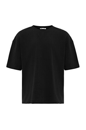 Basıc Oversize Tişört Siyah