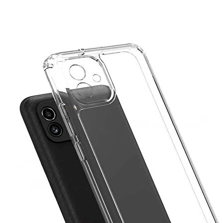 BİKAPAK ECO SİLİKON SAMSUNG A15 ŞEFFAF KAPAK