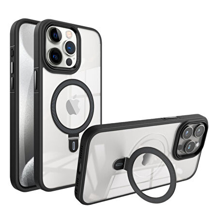 BİKAPAK MAGUP IPHONE 16 PRO SİYAH KAPAK