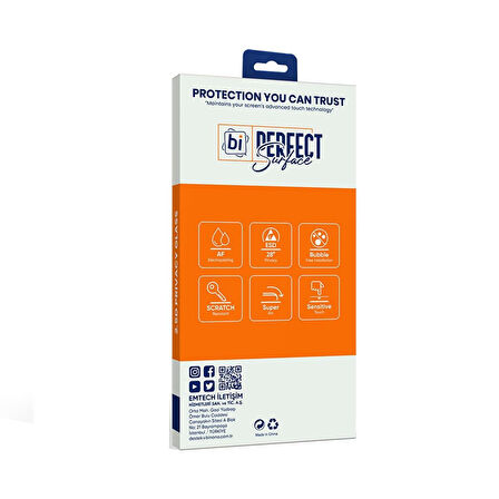 Bİ 2,5D PRIVACY SUPER GLASS SAMSUNG S25 PLUS EKRAN