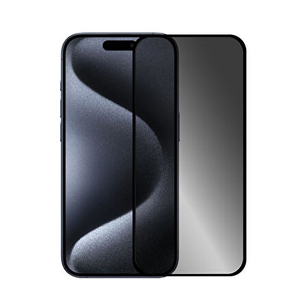 Bİ 2,5D PRIVACY SUPER GLASS IPHONE 15 PRO EKRAN KO