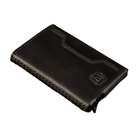BİDERİ OLYMPOS HAKİKİ DERİ MAGSAFE MEKANİZMALI KARTLIK ANTRASİT