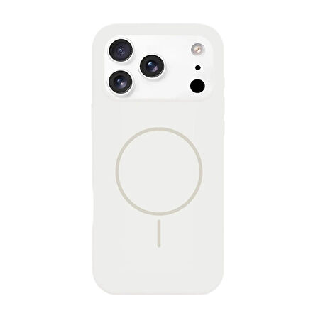 BİKAPAK MAGSENSE IPHONE 17 PRO MAX BEYAZ KAPAK