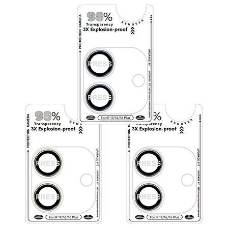 BİNANO IPHONE 17/16/16 PLUS SAFİR MOR KAMERA KORUYUCU