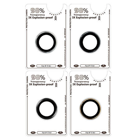 BİNANO IPHONE 17 AIR SAFİR SİLVER KAMERA KORUYUCU