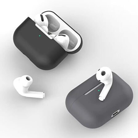 E2M AIRPODS 1-2 KILIF SENSE SİLİKON SİYAH