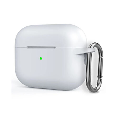 E2M AIRPODS 4 KILIF SENSE SİLİKON BEYAZ