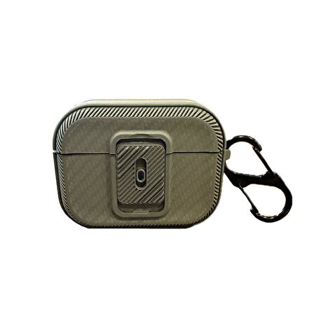 E2M AIRPODS 1-2 KILIF CARBON GRİ