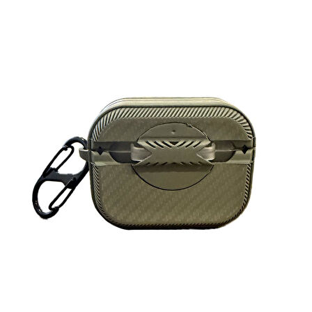 E2M AIRPODS 1-2 KILIF CARBON GRİ