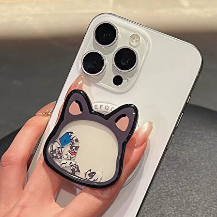 E2M MAGSAFE TELEFON TUTUCU STAND KUROMİ SİYAH