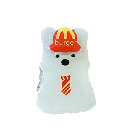 E2M POP SOCKET TELEFON TUTUCU BURGER BEYAZ