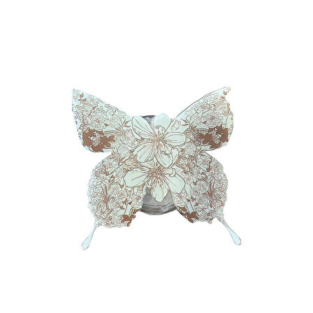 E2M POP SOCKET TELEFON TUTUCU KELEBEK BEYAZ