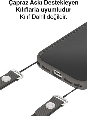 E2M CROSSBODY STRAP TELEFON ASKISI MOR