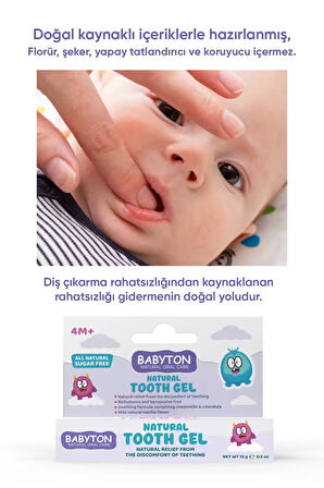 Babyton Bebekler İçin Doğal Diş Jeli