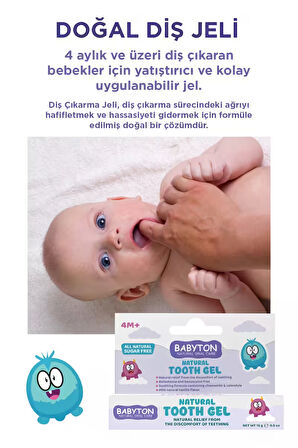 Babyton Bebekler İçin Doğal Diş Jeli