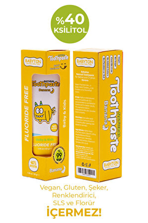 Doğal Muz Diş Macunu Florürsüz 50 gr