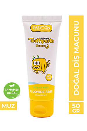 Doğal Muz Diş Macunu Florürsüz 50 gr