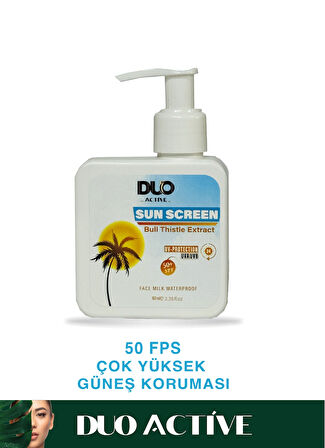 UVA/UVB Fps 50 Sun Screen Cream Milk Güneş Kremi